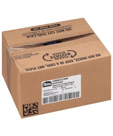 Heinz Real Mayonnaise Single Serve Packets - 0.4 oz, 200 Count - Buy Online on GoSupps.com