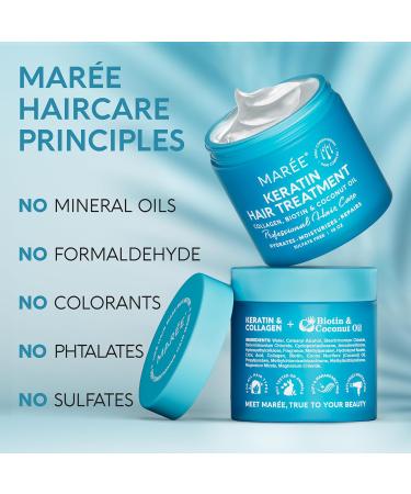 MAREE Hair Mask for Damaged Hair - Deep Conditioning Keratin Treatment for Hydration Repair & Growth | Ultimate Care for Dry Damaged Hair - Buy Online on GoSupps.com
