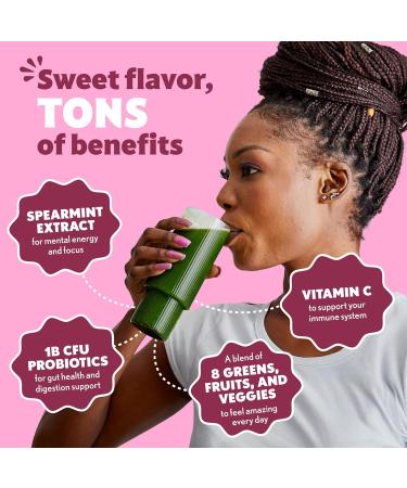 Amazing Grass Sweet Greens and Superfoods Powder for Digestive Health Greens Powder Digestive Enzymes Probiotics Spirulina Chlorella Summer Berry 30 Servings Summer Berry 30 Servings (Pack of 1) - Buy Online on GoSupps.com
