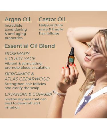 Plant Therapy Hair Therapy Set - Strengthen, Repair & Grow Shiny Healthy Hair - 1oz Serum & 10mL Essential Oil - Buy Online on GoSupps.com