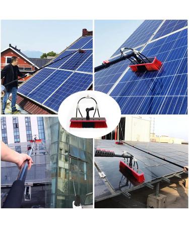 Telescopic Window Cleaning Pole Extendable Cleaning Brush Water Fed Cleaning Tools for Photovoltaic Panel Cleaning Trucks Windows 35cm Brush Head 12M/39FT - Buy Online on GoSupps.com