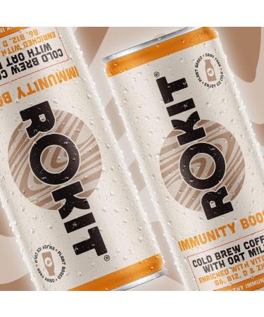 Rokit Immunity Boost Cold Brew Coffee with Oat M!lk - 1 Count - Buy Online on GoSupps.com