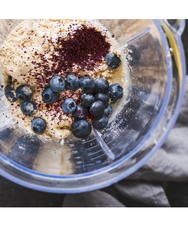 Organic Wild Blueberry Powder 200g - Raw Food Quality Antioxidant-Rich Fruit Powder (Vaccinium myrtillus) - International Shipping Available - Buy Online on GoSupps.com
