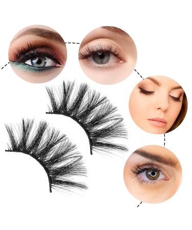 Shop Molain 25mm Multi-Layer False Eyelashes - 5 Pairs of Dramatic Fluffy Strip Lashes (Style No. 26) - International Shipping Available - Buy Online on GoSupps.com