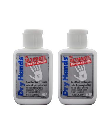 2 Bottles of Dry Hands All-Sport Grip-Enhancing Topical Lotion