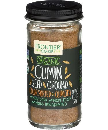 Frontier Herb Organic Ground Cumin Seed - 1.76 oz | Premium Quality Spice - Buy Online on GoSupps.com