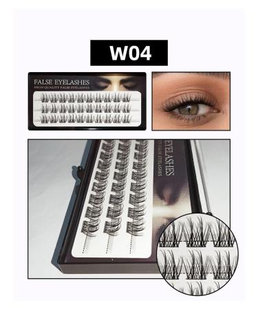 Reusable Thick Natural False Eyelashes - 12mm Single Cluster 4 Styles | International Shipping - Buy Online on GoSupps.com
