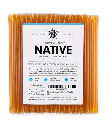FM Native Honey Sticks (50 count) 50 Count (Pack of 1)