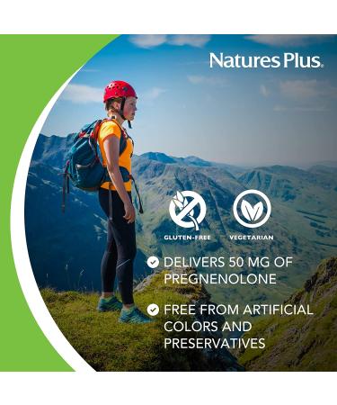 Nature's Plus Ultra Pregnenolone 60 Veg Capsules | Hormonal Balance & Mood Support - Buy Online on GoSupps.com