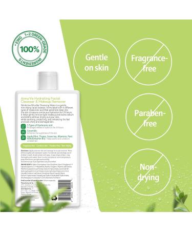 Hydrating Facial Cleanser & Makeup Remover 11.1 fl. Oz - Gentle & Effective for All Skin Types | Shop Internationally - Buy Online on GoSupps.com