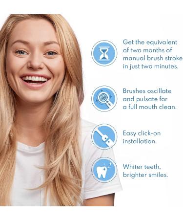 Replacement Brush Heads for Oral B Electric Toothbrush - 8 Pack Compatible with Pro 1000 & Precision Clean - Buy Online on GoSupps.com