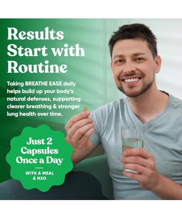 Breathe Inhaler Support Supplement Sinus Lungs Open & Clear Airways Seasonal Nasal Health Bronchial Wellness Healthy Chest Quercetin Vitamin D Bromelain Pills 120 Vegetarian Capsules 60 Count (Pack of 2) - Buy Online on GoSupps.com