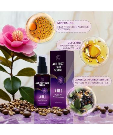Anti Frizz Hair Serum Serum for Dry and Frizzy Hair Moisturizing and Nourishing Hair Oil Repair Treatment Heat Protection Frizz Control  - Buy Online on GoSupps.com