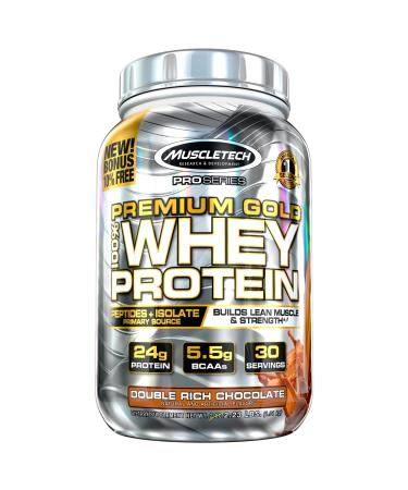 Muscletech ProSeries Premium Gold 100% Whey Protein Double Rich Chocolate 2.23 lb (1.01 kg)