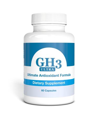 Nattura G-H3 Ultra Ultimate Antioxidant Formula - New Improved Anti-Aging Complex (Ginkgo Biloba R-Alpha Lipoic Acid Coenzyme Q10 Acetyl L-Carnitine Vitamin B6) - 60 Caps