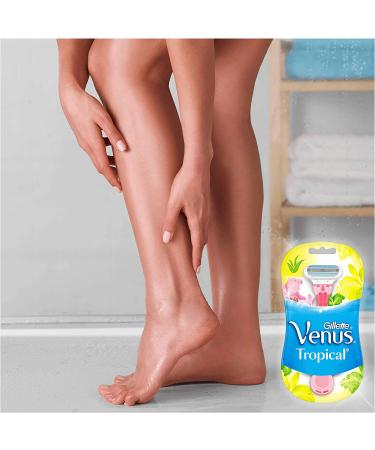 Venus Gillette Tropical Disposable Razors - Smooth and Effortless Shaving Experience - Buy Online on GoSupps.com