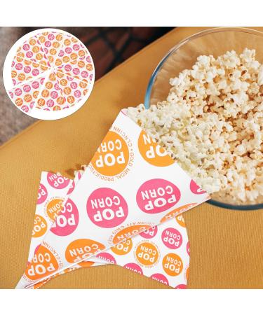 HOMSFOU 50pcs Popcorn Bag Candy Bags Disposable Food Storage Bags Pastry Bags Cookies Bags Disposable Popcorn Boxes Party Gift Mini Gift Bags Treat Cone Bags Child Cardboard Paper Snack 20X15.5CM As Shown - Buy Online on GoSupps.com