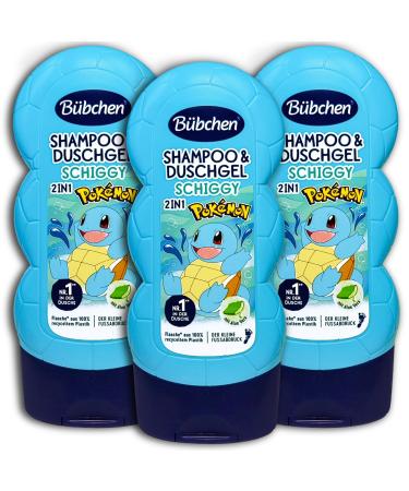 topDeal B bchen Pok mon Set of 3 Schiggy shampoos and shower gels 3 x 230 ml