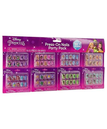 Taste Beauty Disney Princess Faux-Nail Party Set - 80 Tear-and-Share Faux Nails for Kids - Buy Online on GoSupps.com