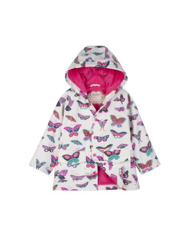 Hatley Girls' Printed Raincoat 10 Years Groovy Butterflies