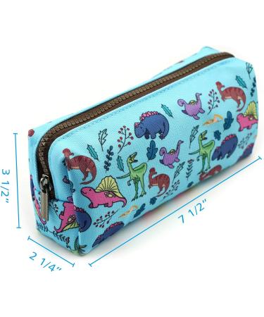 Spring Linen Dinosaur Pencils & Eco-Friendly Makeup Bag | Stylish Stationery & Cosmetic Organizer - Buy Online on GoSupps.com