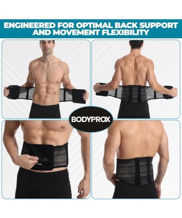 Bodyprox Breathable Back Brace - Ultimate Back Support for Men & Women (XX-Large) - International Shipping Available - Buy Online on GoSupps.com