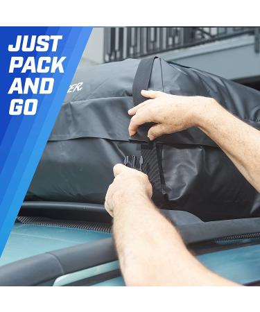Waterproof Rooftop Cargo Carrier- 16 Cubic Ft. Storage Bag with Protective Mat for All Cars, With or Without Roof Racks - PI Store - Buy Online on GoSupps.com