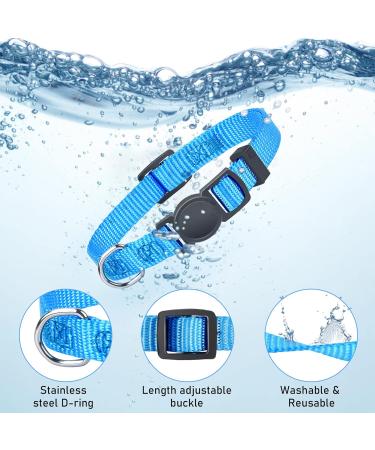Gamuda Adjustable Soft Nylon Dog Collar for Puppies - Monochrome Gelpin Neck Strap with 2 Recording Tables - 12 Set (M) Medium | International Shipping - Buy Online on GoSupps.com
