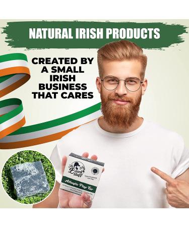 Pine Tar Soap for Men - Handmade Natural Bar Soap with Pine, Basil, Orange, Activated Charcoal & Volcanic Pumice - Buy Online on GoSupps.com