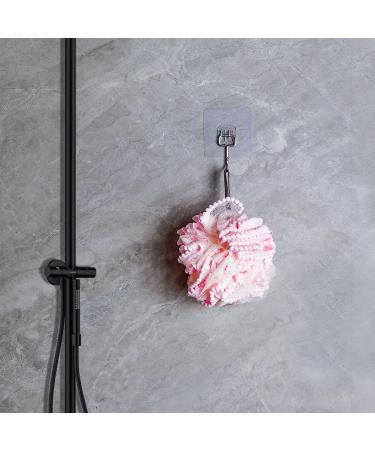 Buy Pink Loofah Shower Balls - Soft Body Wash Scrubber & Bath Accessories (2Pcs) for Effortless Cleaning - Buy Online on GoSupps.com