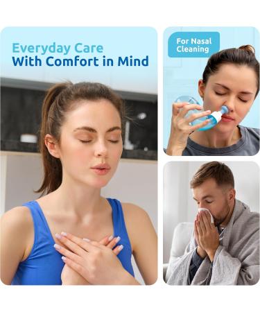 Resp-Ease 7% Saline Solution for Nebulizer and Moisturizing of The Airways - Sodium Chloride 7% for Nose & Eyes, Nasal Cleanse for Adults and All Ages - 240ml / 8.12 fl oz - Buy Online on GoSupps.com