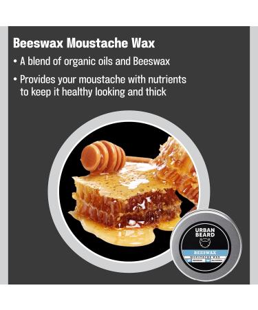 Urban Beard Moustache Wax Moustache Shaping Moisturizing Wax for Men Naturally Handcrafted and Sourced in Canada (Carnauba Wax) Carnauba 0.77 g (Pack of 1) - Buy Online on GoSupps.com