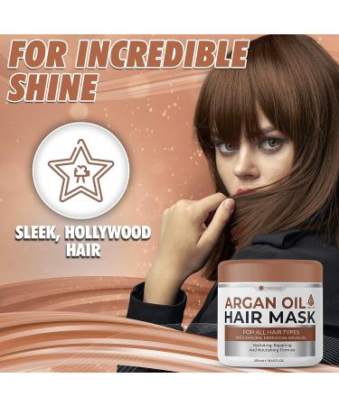 BELLISSO Moroccan Argan Oil Hair Mask - Deep Moisturizing Conditioner for Dry & Damaged Hair - Buy Online on GoSupps.com
