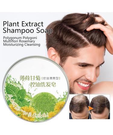 EUBEISAQI Hair Darkening Shampoo Bar Black & Thick Hair Fallopia Multiflora Shampoo Bar AntiGray Hair Blackening Shampoo Plant Extract Essential Oil Hair Soap for Kids - Buy Online on GoSupps.com