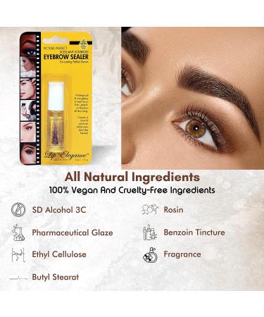 Lip Elegance Clear Eyebrow Sealer - Waterproof Brow Gel for Extreme Hold - 0.17 oz - Buy Online on GoSupps.com