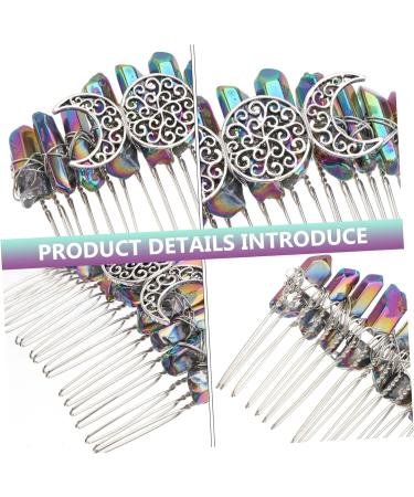 Ipetboom 1pc Niang Silver 20-tooth Hair Comb Wire Bridal Veil Comb Hair Decorations for Women Exquisite Headwear Pearl Hair Accessories Combs Tuck Comb Copper Wire Bride Silver Wire Natural - Buy Online on GoSupps.com