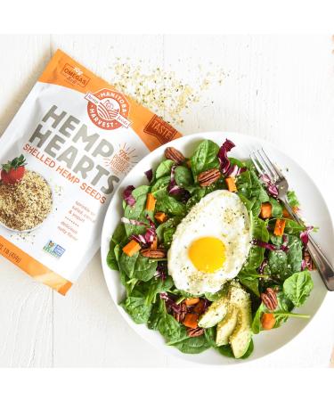 Manitoba Harvest Hemp Hearts 5lb - Raw Shelled Hemp Seeds, 10g Protein, 12g Omegas, Non-GMO, Gluten-Free - Buy Online on GoSupps.com