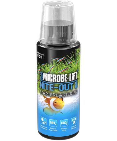 Microbe lift-Nite-Ou II |Highly active starter bacteria for aquariums |Fast & safe fish stock |100% organic |Contents: 118 ml 118ml (4oz) - Buy Online on GoSupps.com