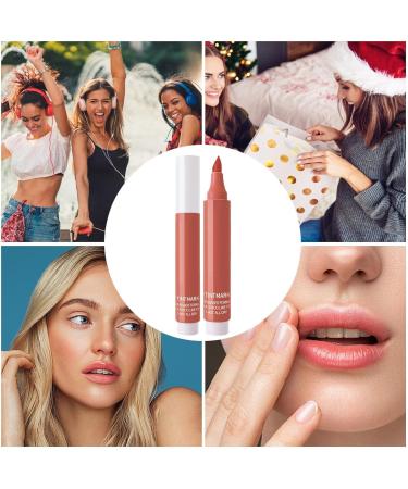  Generisch Lip coloring pen - Lip color marker - Liquid lip marker - Liquid lipstick - Moisturizing stains - Precise tip for lipstick makeup - Buy Online on GoSupps.com