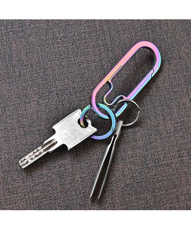 Keychain Tweezer Titanium Alloy Tweezers Wire Cutting Clamps Camping Precision Pliers Outdoor Forceps Durablee Titanium Pluckers Hiking Titanium Tongs for Hiking and Travel - Buy Online on GoSupps.com