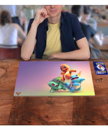 Kanto Starters Board Game Playmat - Trading Card Game Mouse Pad Mat - Buy Online on GoSupps.com