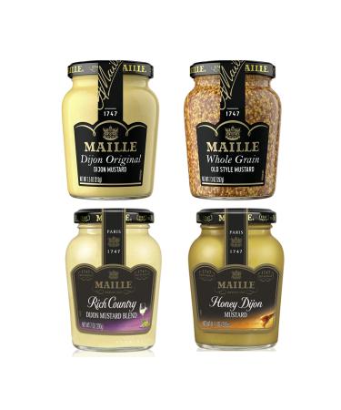 Maille Mustard Variety Pack 7 Oz 4 Count