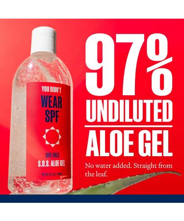Buy S.O.S Aloe Gel 97% Pure - Soothing & Hydrating Post-Sun/Shave Relief | International Shipping - Buy Online on GoSupps.com