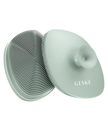 Geske SmartAppGuided 4-in-1 Facial Brush | Silicone Cleaning Device for Professional Skin Care | Soft Handle & Gentle Cleaning Solution - Perfect for Healthy Skin - Buy Online on GoSupps.com