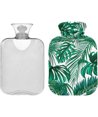 Palm Leaves Hot Water Bottle - 2L Pain Relief Bag for Pregnant Women & Bed Warmer - Buy Online on GoSupps.com