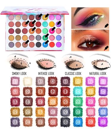 MKNZOME All-in-one Holiday Makeup Gift Set | Makeup Kit for Women Full Kit Cosmetic Essential Starter Bundle Include Eyeshadow Palette Lipstick Blush Foundation Concealer Face Powder Lipgloss Brush - Buy Online on GoSupps.com