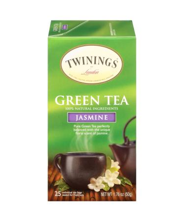 Twinings Green Tea Jasmine 25 Tea Bags 1.76 oz (50 g)