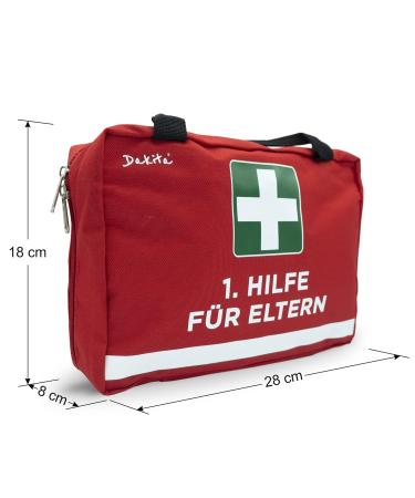 DAKTA 1 Help Bag for Parents | Funny New Parent Gift | Ideal for Baby Shower & Parental Leave | 28x18x8cm - Red Packaging Without Content - Buy Online on GoSupps.com