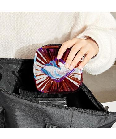 Anna Cowper Unicorn Red Women's Bandage Storage Bag - Portable Period Pocket for Menstrual Cups & Tampons | Ideal for Women & Teen Girls - Multicolored - Buy Online on GoSupps.com