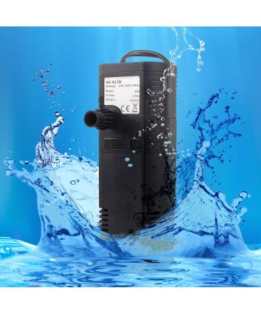 Everfarel Aquarium Corner Filter - Internal Filter Pump with Spray Rod for 300L/450L Fish Tanks (450L/H 6W) - Buy Online on GoSupps.com